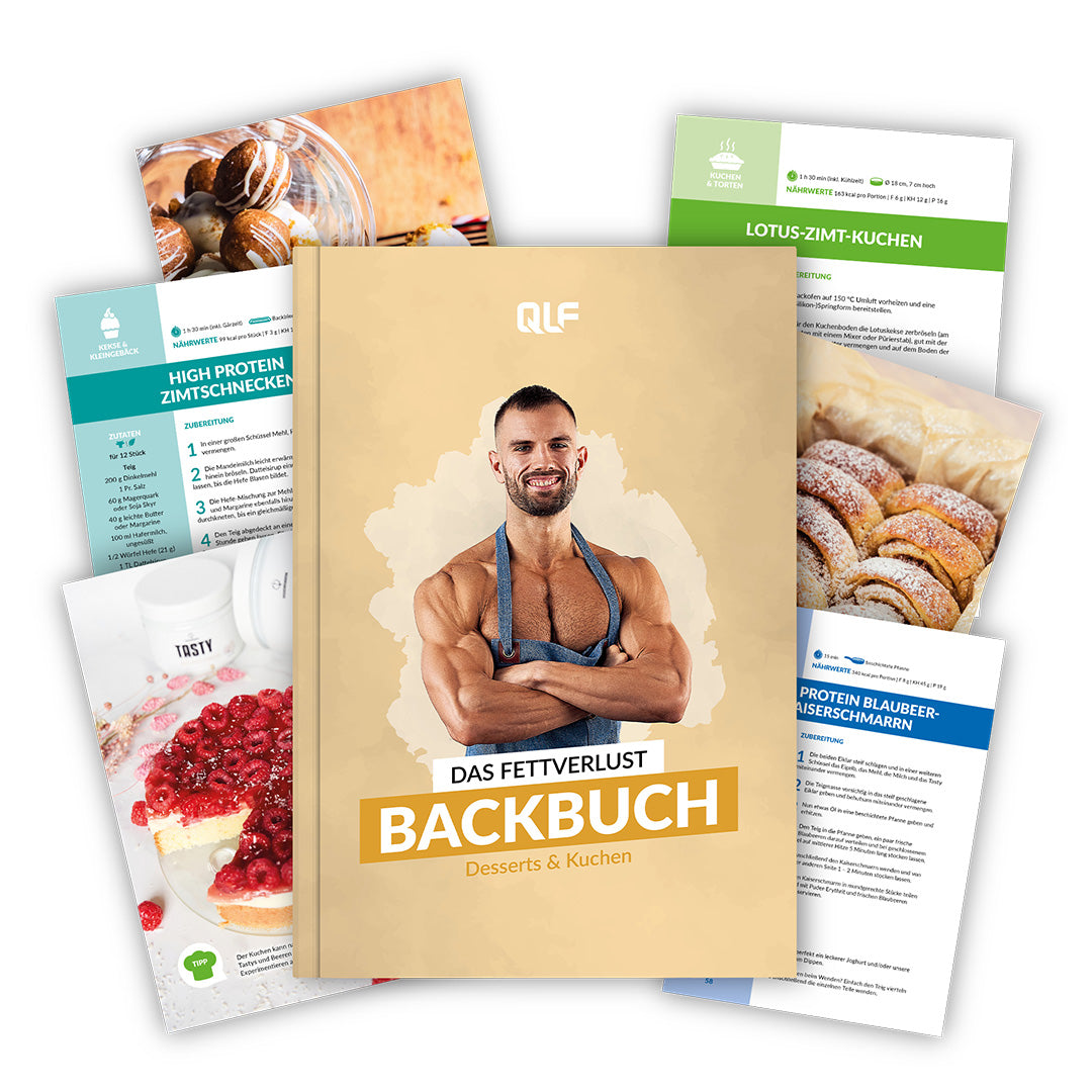 Inhalt des Fettverlust Fibel Backbuch Desserts und Kuchen von Sjard Roscher