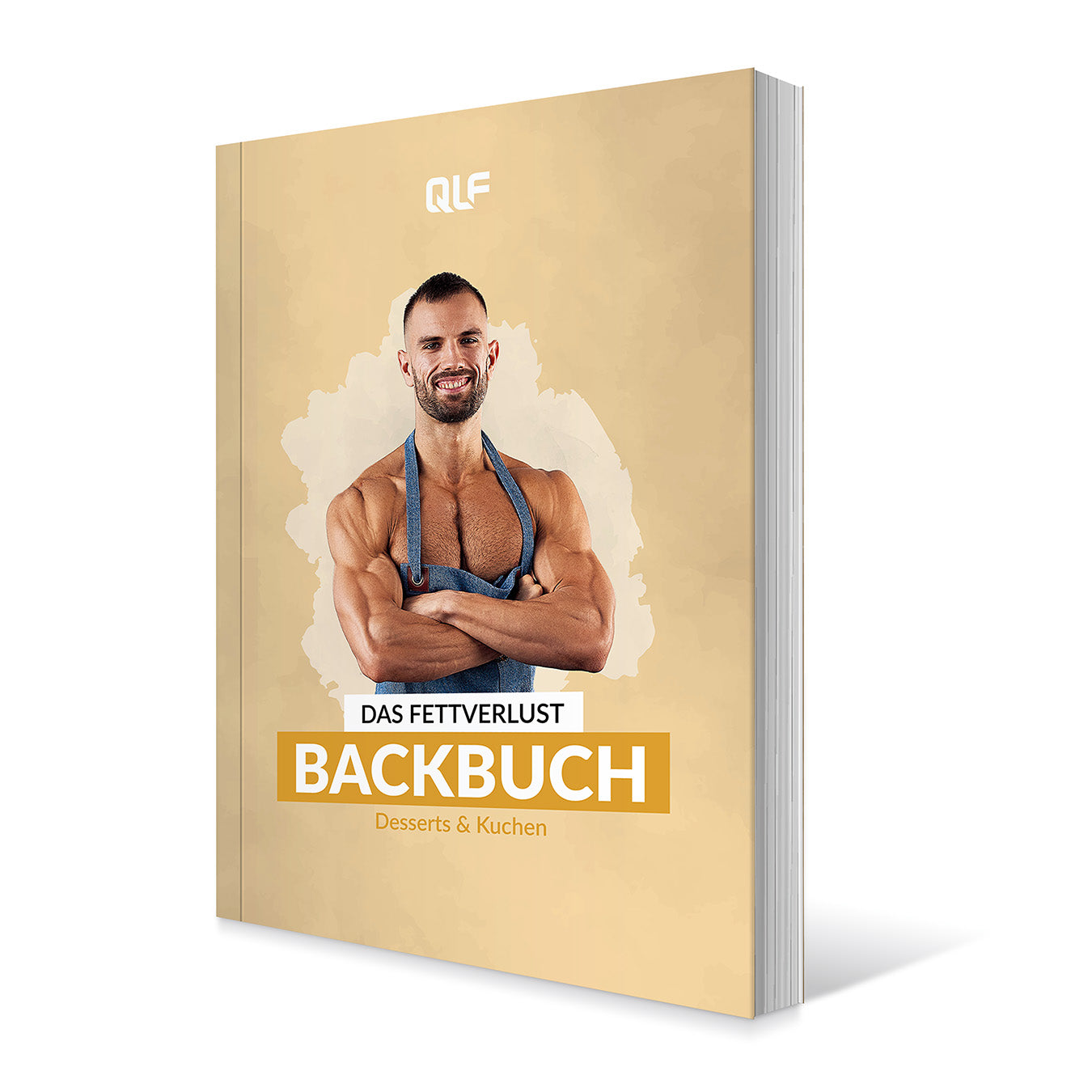 Fettverlust Fibel Backbuch seitliche Ansicht mit muskulösem Mann auf Frontcover, Galerieposition 1 von Quantum Leap Fitness