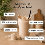 Abnehmshake Qomplete Meal Konzept