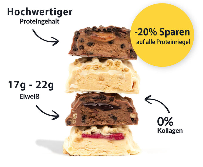 Sparen auf Proteinriegel