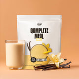 Ein Beutel Qomplete Meal Abnehmshake im Geschmack Vanille