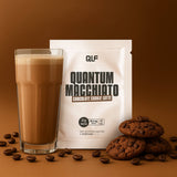 Quantum Macciato Chocolate Cookie Latte Sample