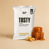 Tasty kalorienarmes Geschmackspulver Erdnuss Karamell mit Karamellwürfeln und Erdnüssen, Galerieposition 1