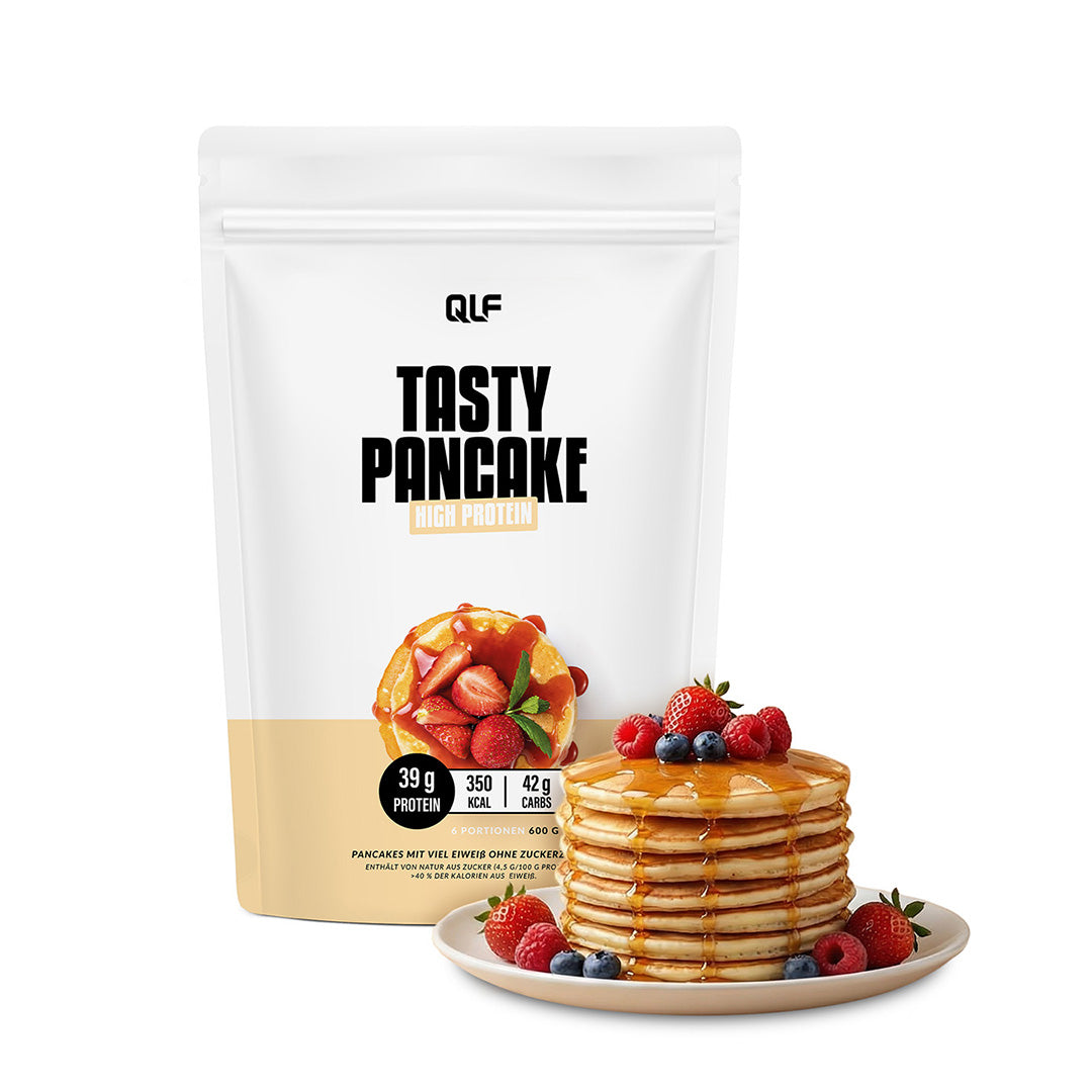 Ein Beutel Tasty High Protein Pancake Mischung von Quantum Leap Fitness