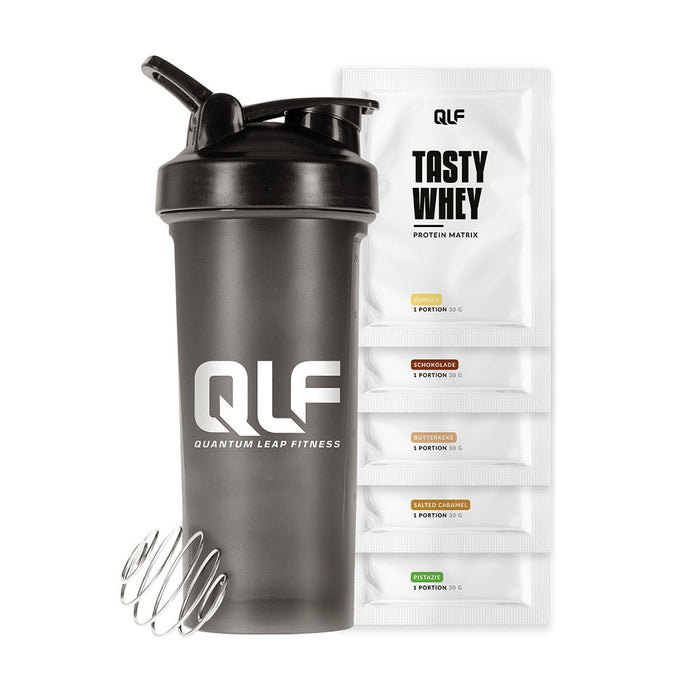Tasty Whey Probierbox inkl. Shaker