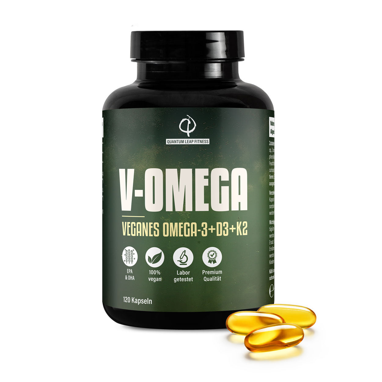 Veganes Algenöl V-Omega